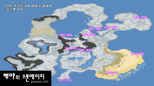 포우렌 석상 위치