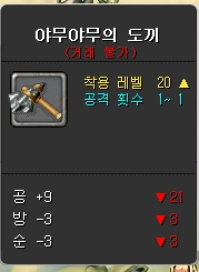 야무야무의 도끼
