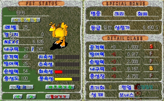 타키 Lv25