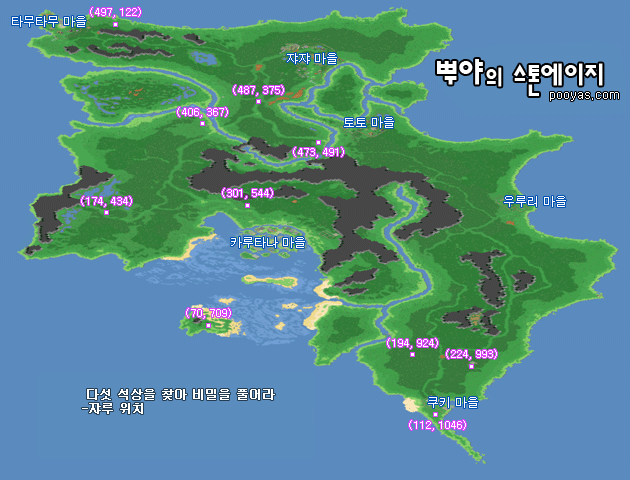쟈루 석상 위치